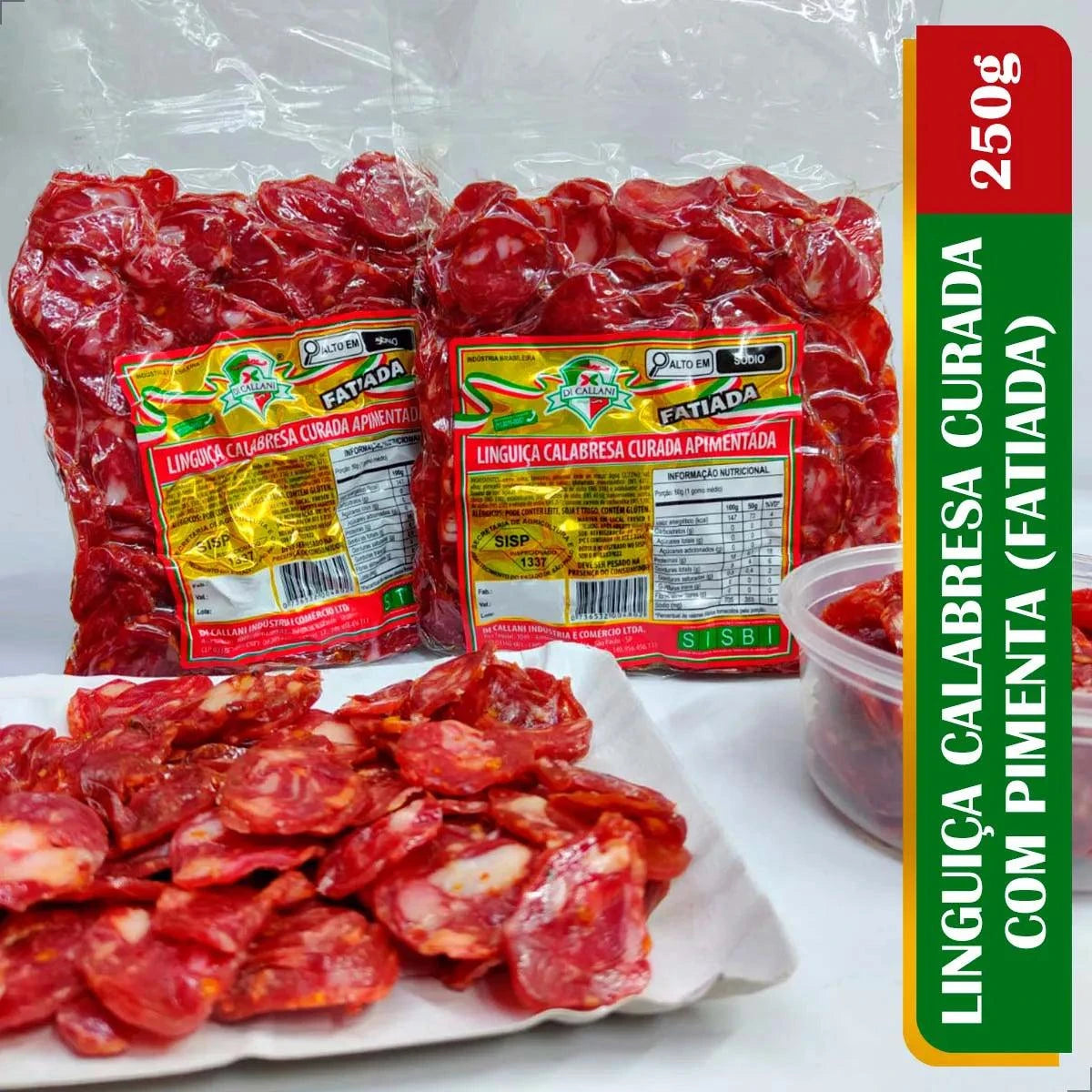 Ling. Calabresa Fat (c/ Pimenta)